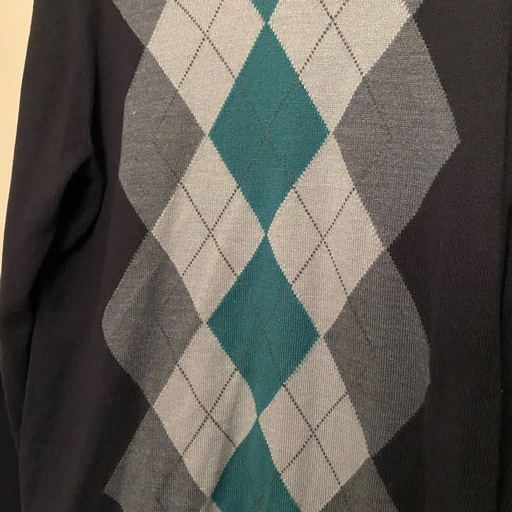 Croft and Barrow Argyle Sweater Medium